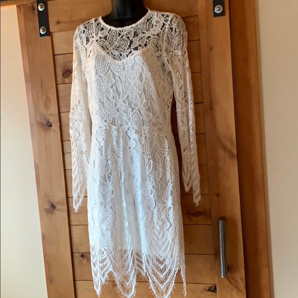 White Lace Dress